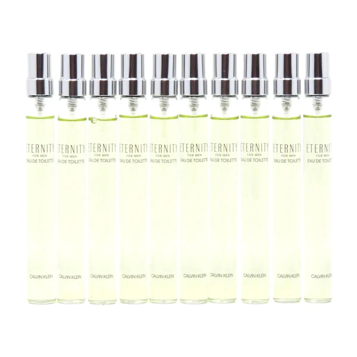 Calvin Klein Eternity For Men Edt 10ml .33fl oz x 10 Cologne Travel Sprays