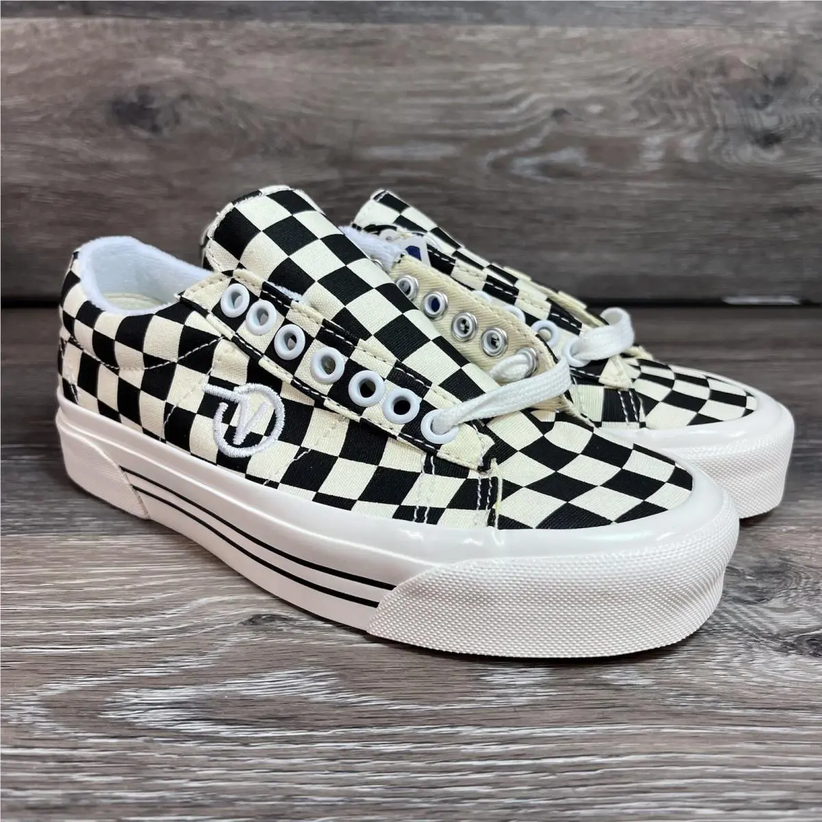 Vans Sid Dx Anaheim Factory Black White Checkerboard Mens 3.5 Womens 5 Shoes