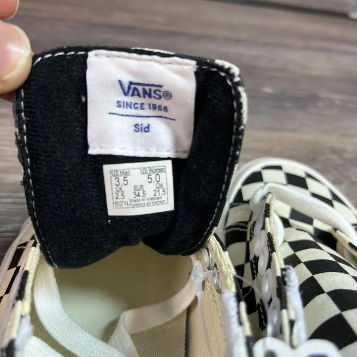 Vans shoes - Vans Sid Dx Anaheim Factory - VN0A4BTX4XR - Black 9