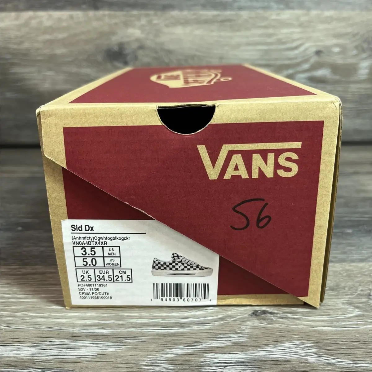 Vans shoes - Vans Sid Dx Anaheim Factory - VN0A4BTX4XR - Black 11