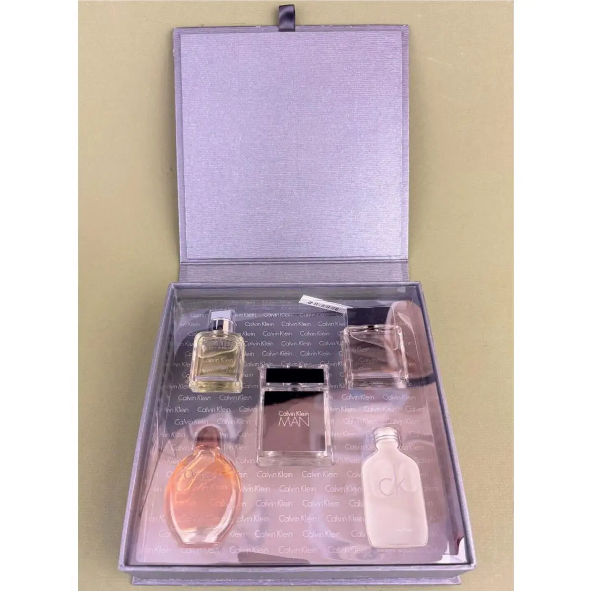 Calvin Klein Men Eternity Euphoria Man Obsession CK 5pc Edt Set 0.5oz Each