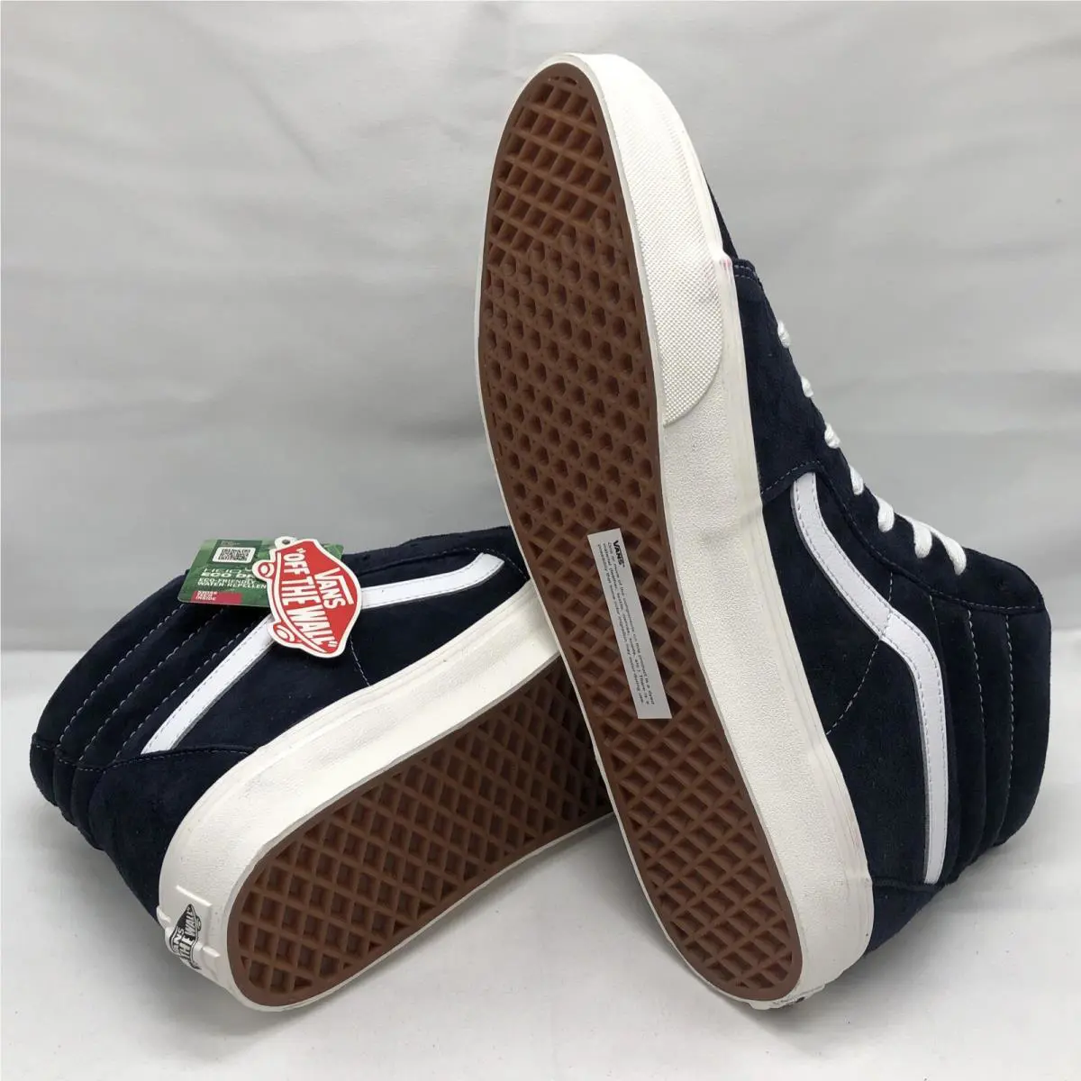 Vans shoes - Vans Sk8 Hi - VN0A32QG9G5 - Navy Blue White, Manufacturer: Parisian Nights White (UPC: 0195439354814) 2