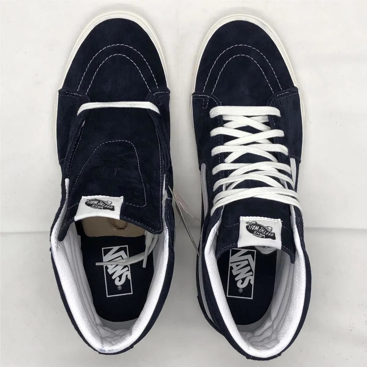Vans shoes - Vans Sk8 Hi - VN0A32QG9G5 - Navy Blue White, Manufacturer: Parisian Nights White (UPC: 0195439354814) 3