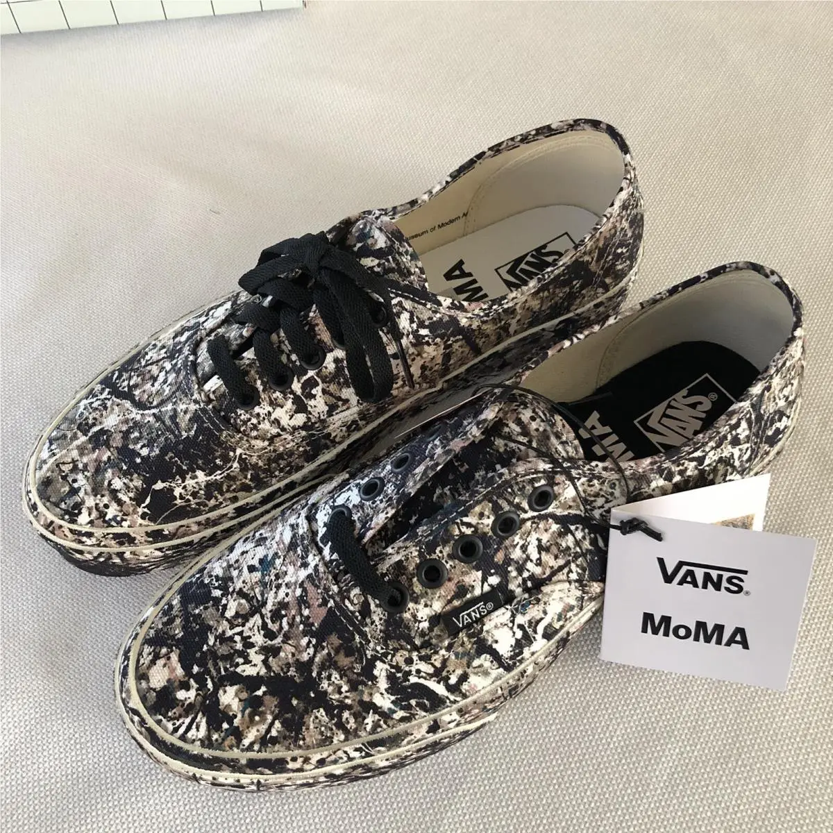 Vans shoes - MOMA x VANS AUTHENTIC JACKSON POLLOCK One: Number 31: 1950 - VN0A2Z5I18K - Brown 1