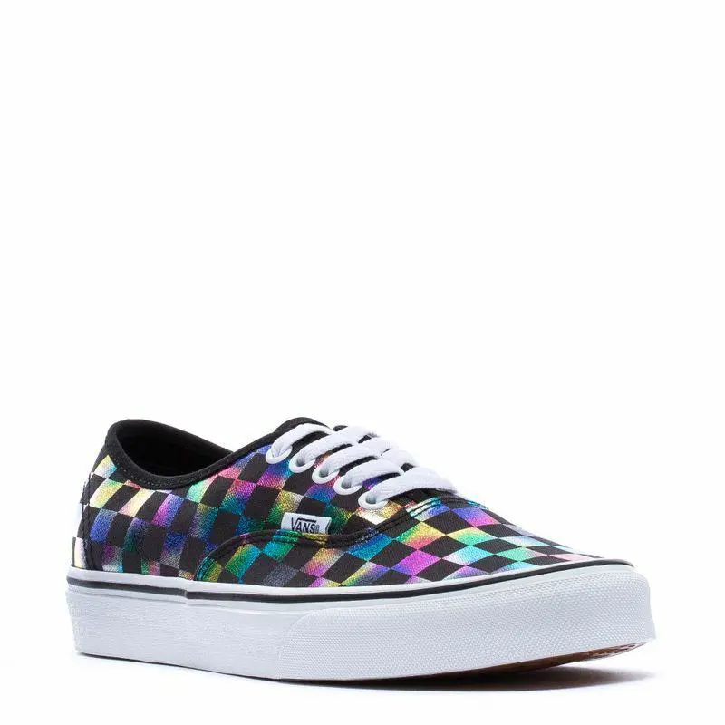 Vans shoes - (Iridescent Check) Black/True White 0
