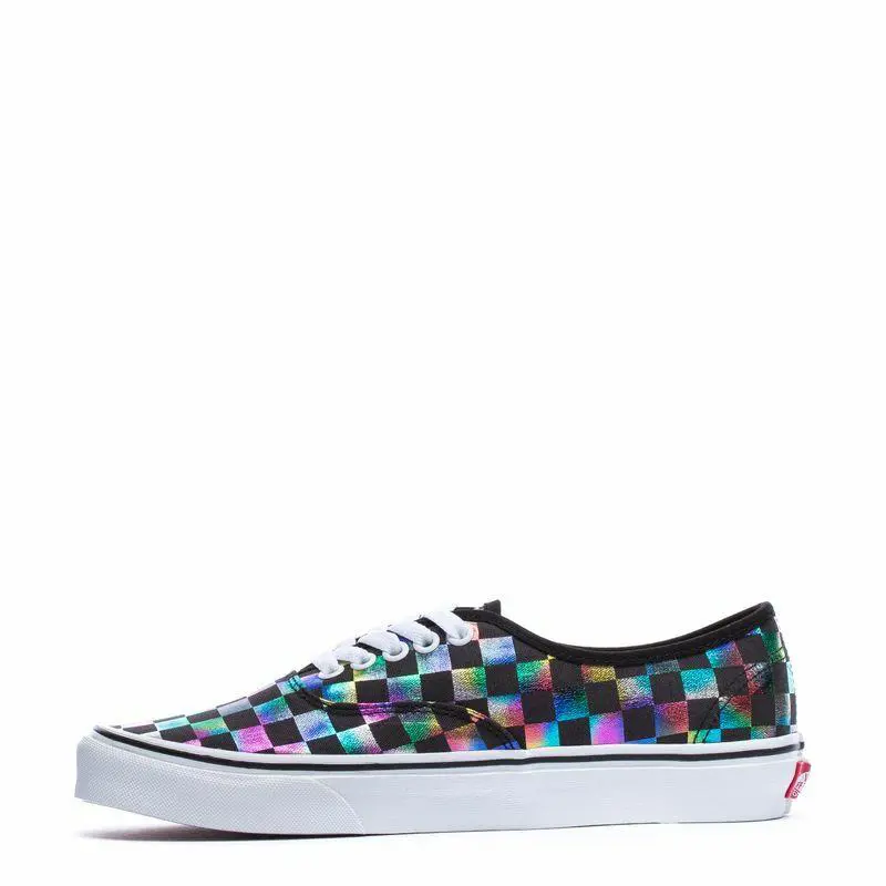Vans shoes - (Iridescent Check) Black/True White 2