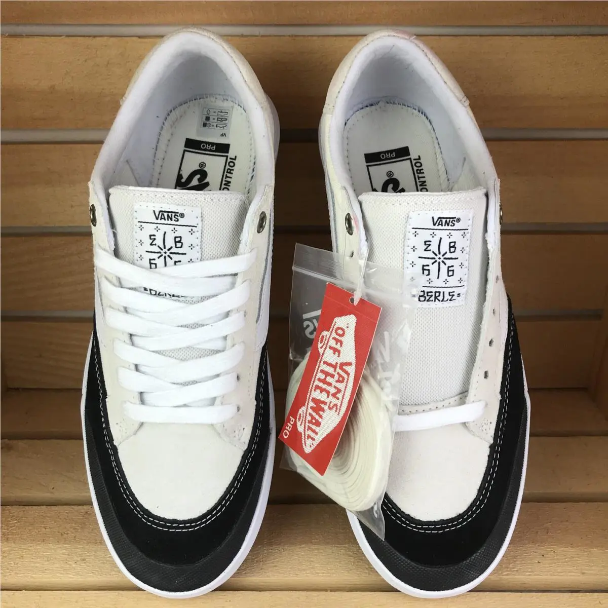 Vans shoes - VANS Berle Pro - Berle Pro - VN0A3WKXKIG - Marshmallow - White / Black (UPC: 0772259473866) 3