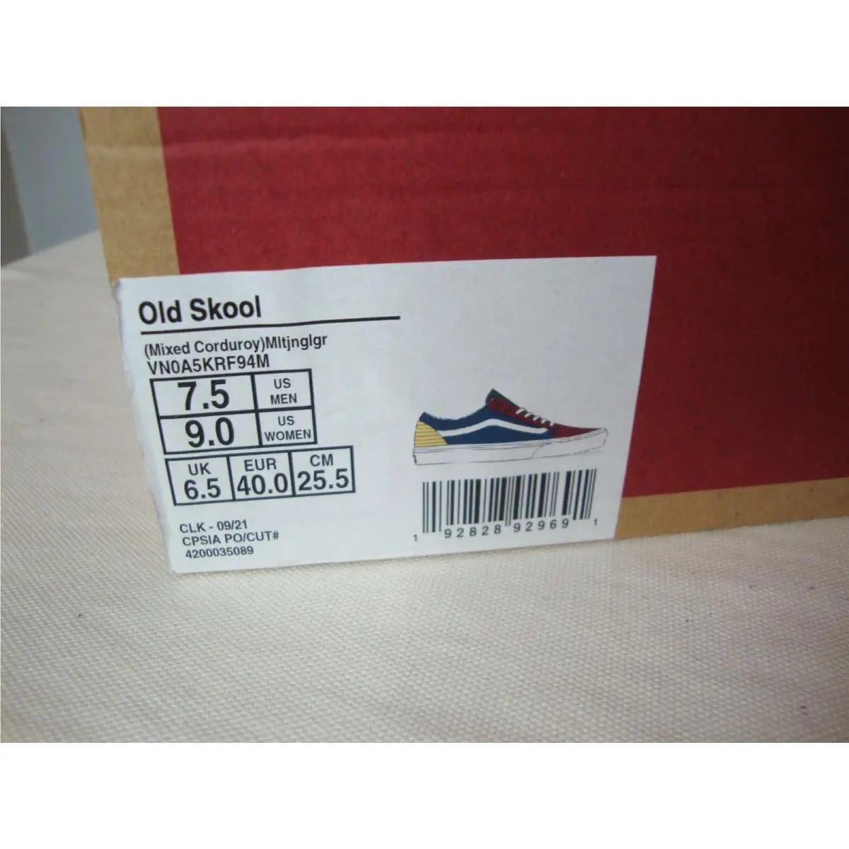 Vans shoes - VANS Old Skool - Old Skool - VN0A5KRF94M - Multicolor (UPC: 192828929691) 7