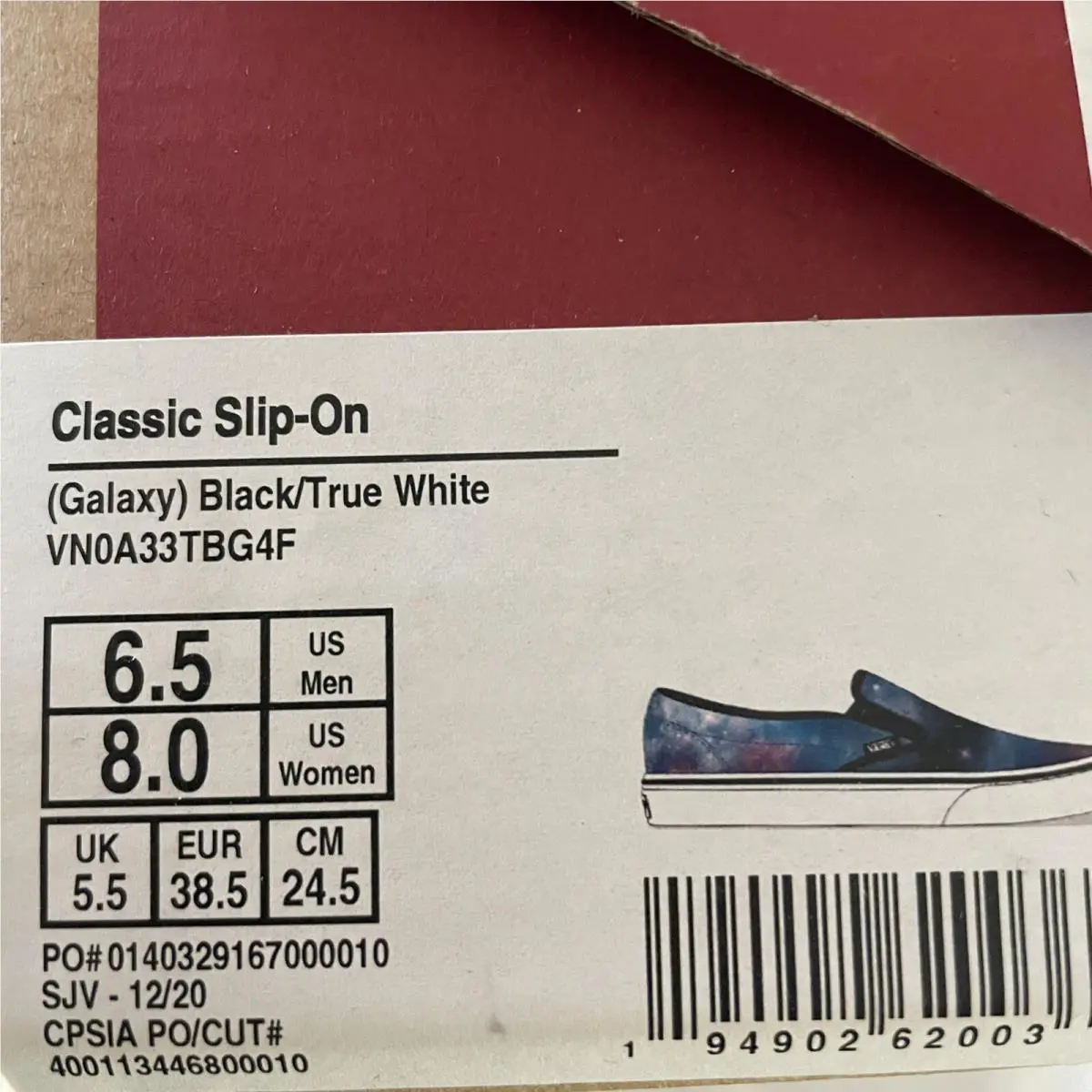 Vans shoes - Vans Galaxy - Galaxy - Multicolor (UPC: 195441335788) 8