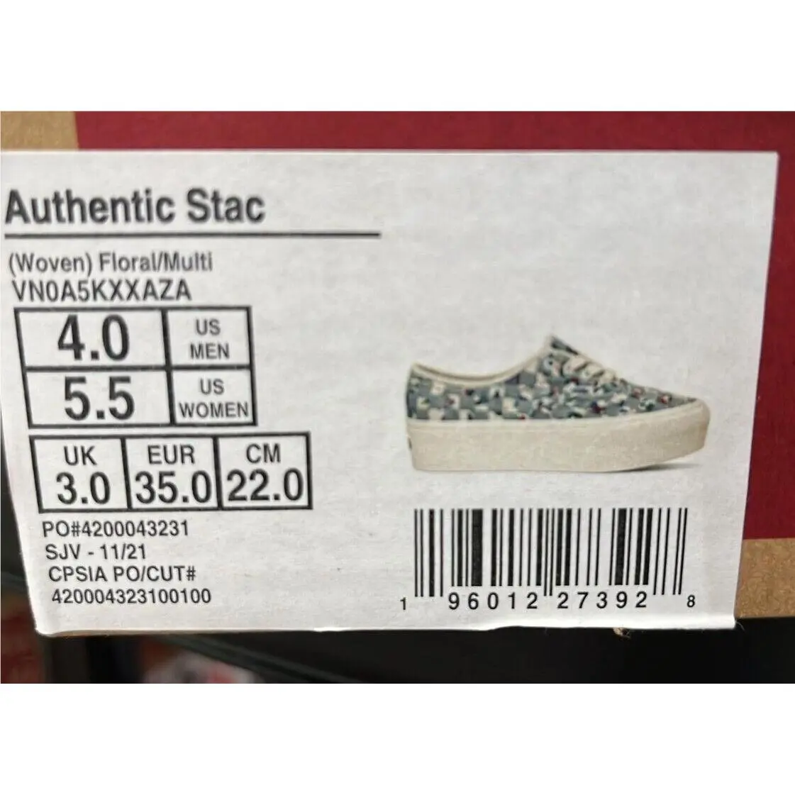 Vans shoes - Vans Stackform - Stackform - VN0A5KXXAZA - Blue 1