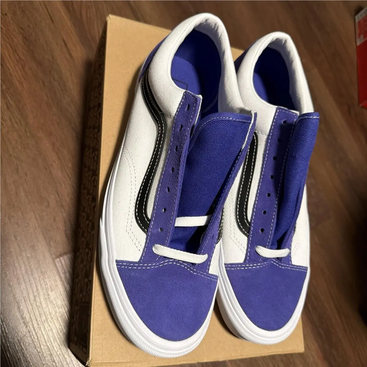 Vans shoes - VN0A3DZ3WZ9 - VN0A3DZ3WZ9 - True White/Royal Blue 1