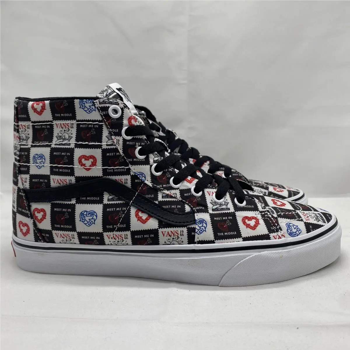 Vans shoes - VANS Sk8 Hi Tapered - Tapered - VN0A4U16B0A - Black / True White / Red / Blue (UPC: 0196013222918) 0