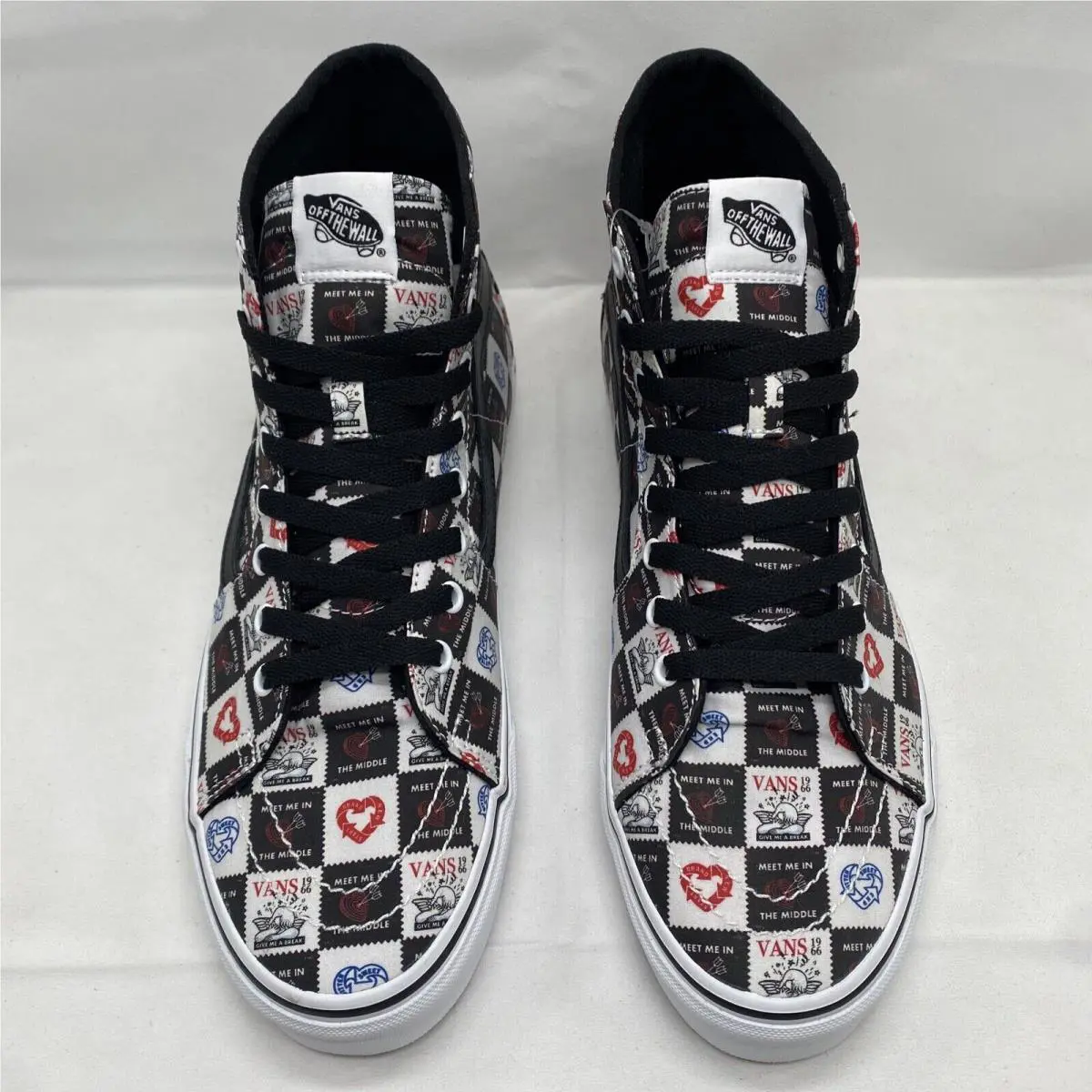 Vans shoes - VANS Sk8 Hi Tapered - Tapered - VN0A4U16B0A - Black / True White / Red / Blue (UPC: 0196013222918) 2