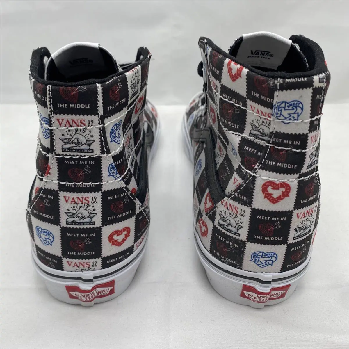 Vans shoes - VANS Sk8 Hi Tapered - Tapered - VN0A4U16B0A - Black / True White / Red / Blue (UPC: 0196013222918) 3