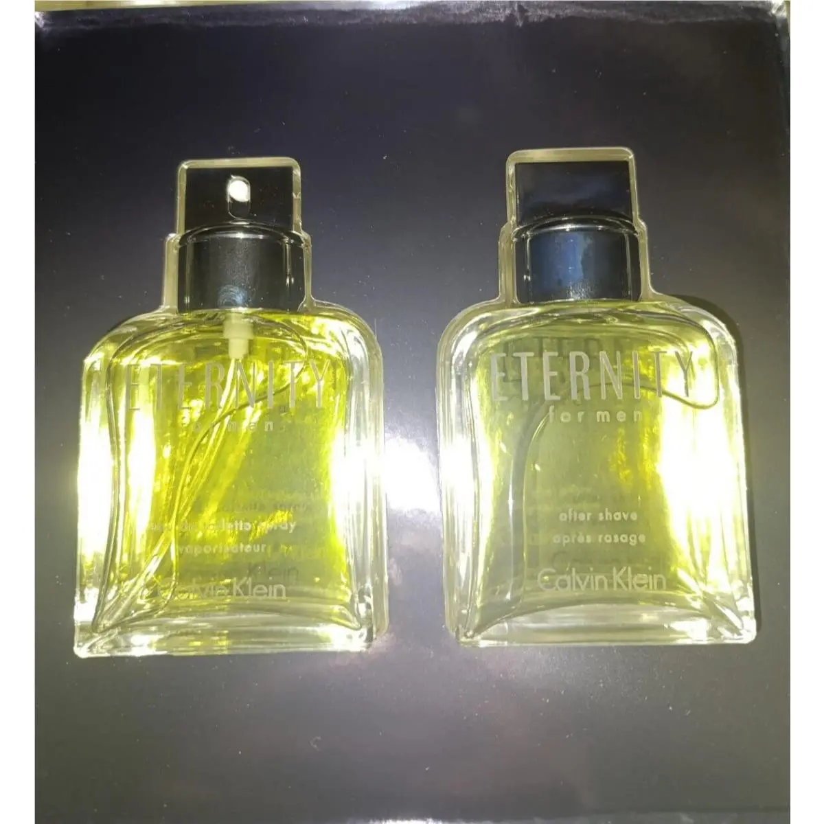 Calvin Klein Eternity 2 Piece Gift Set 3.4 oz 100 ml Edt Spray + After Shave
