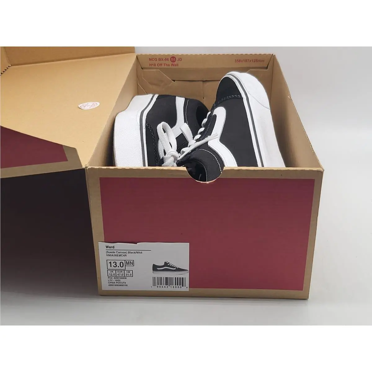 Vans shoes - VANS Ward - Ward - VN0A36EMC4R - Black (UPC: 190543160009) 11
