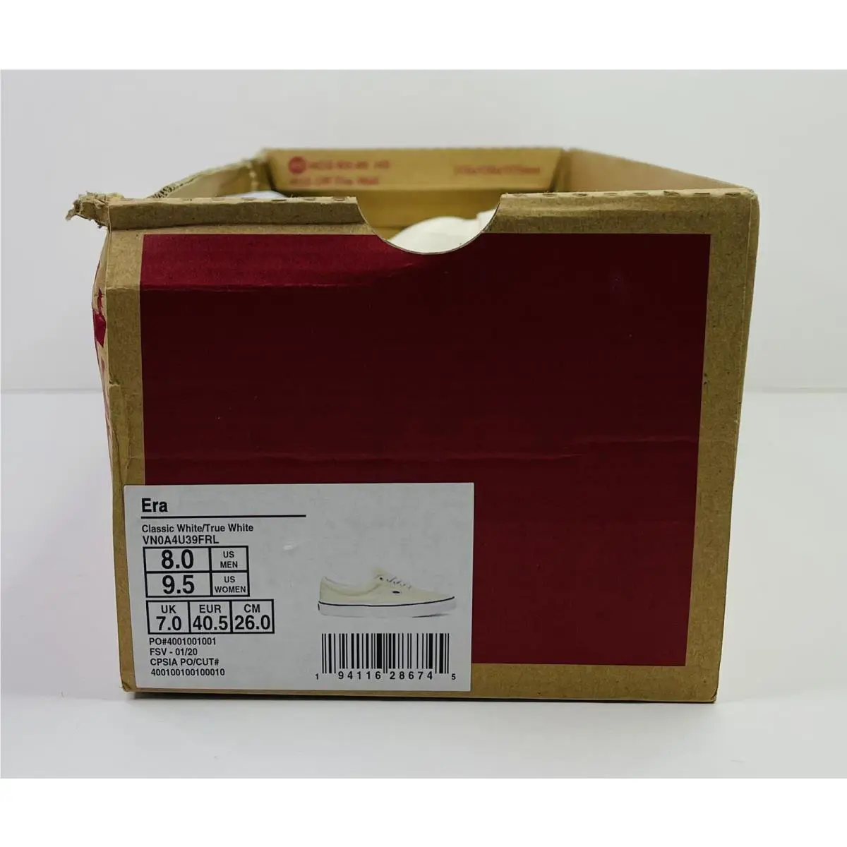 Vans shoes - VANS Classic - Classic - VN0A4U39FRL - White 6