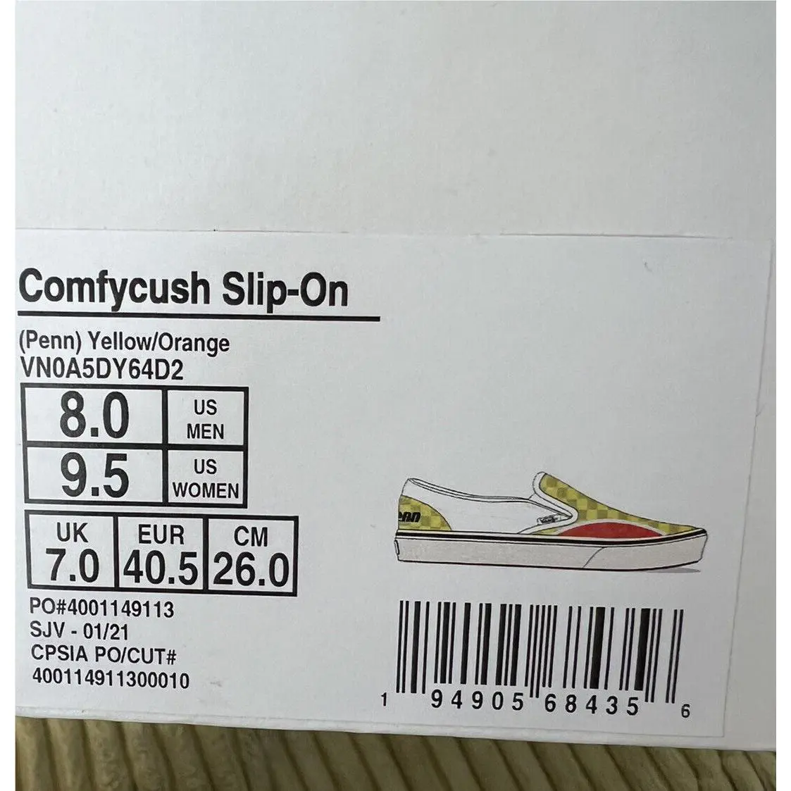 Vans shoes - VN0A5Dy64D2 - VN0A5DY64D2 - Multicolor (UPC: 0194905684356) 4