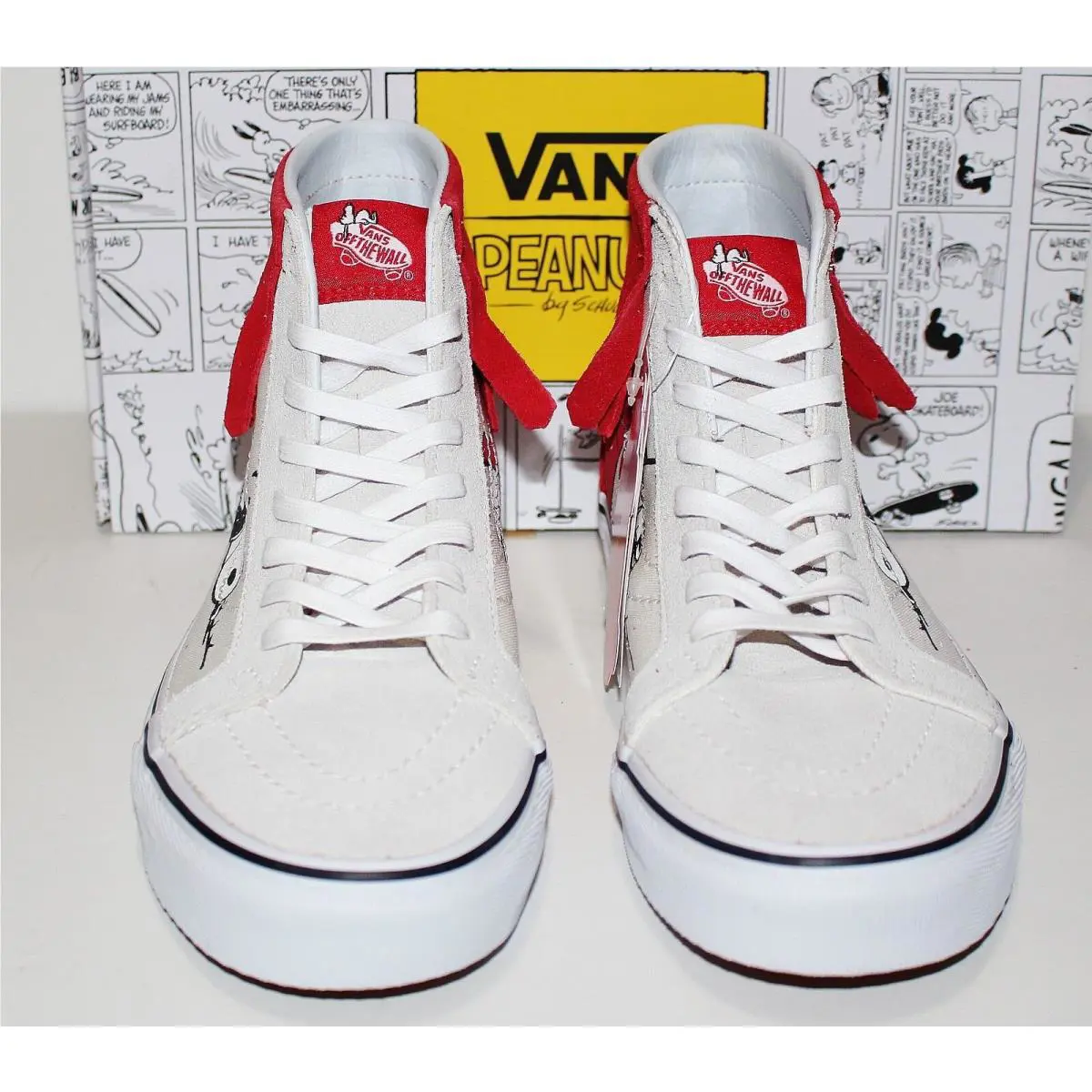 Vans shoes - Bone White/Red 0