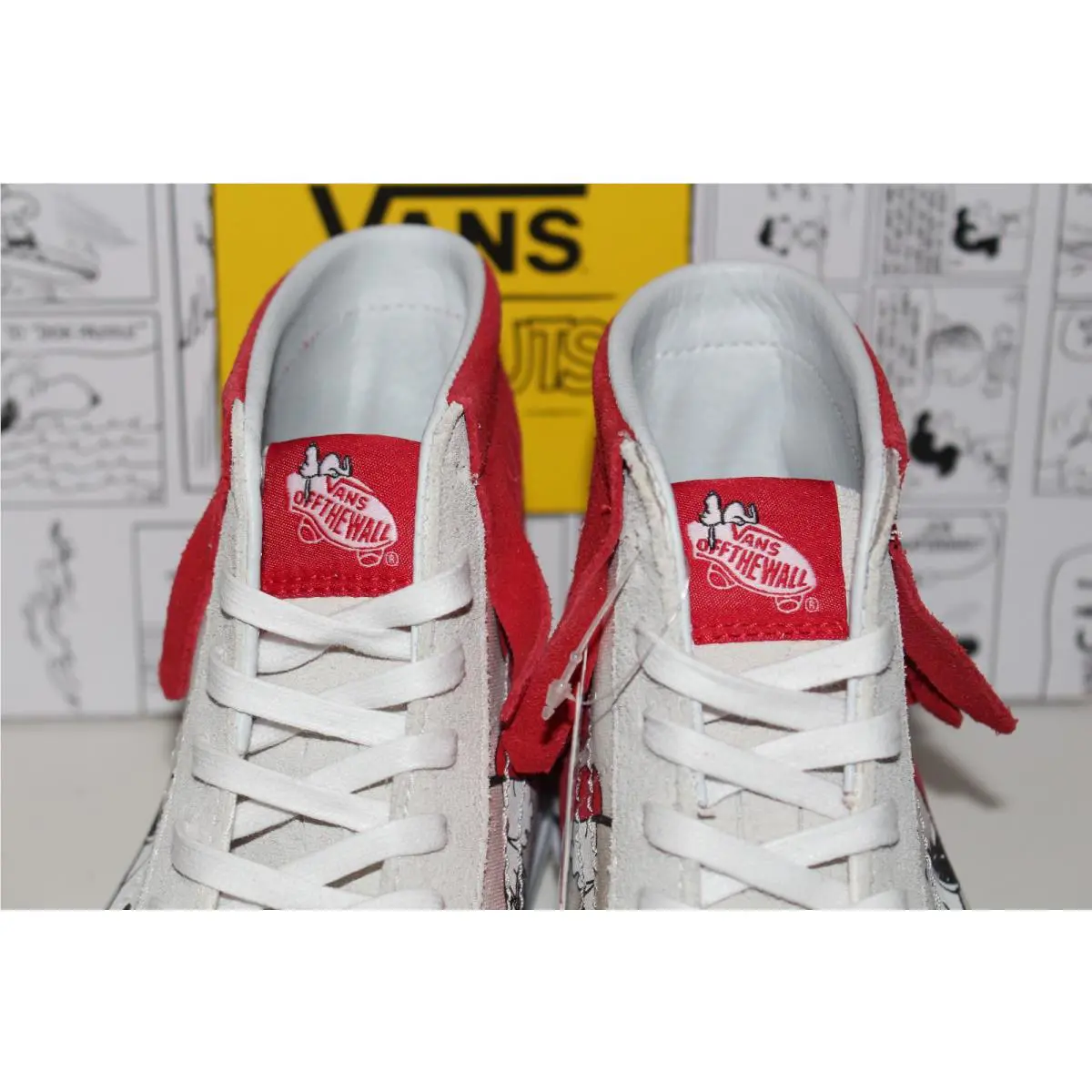 Vans shoes - Bone White/Red 1