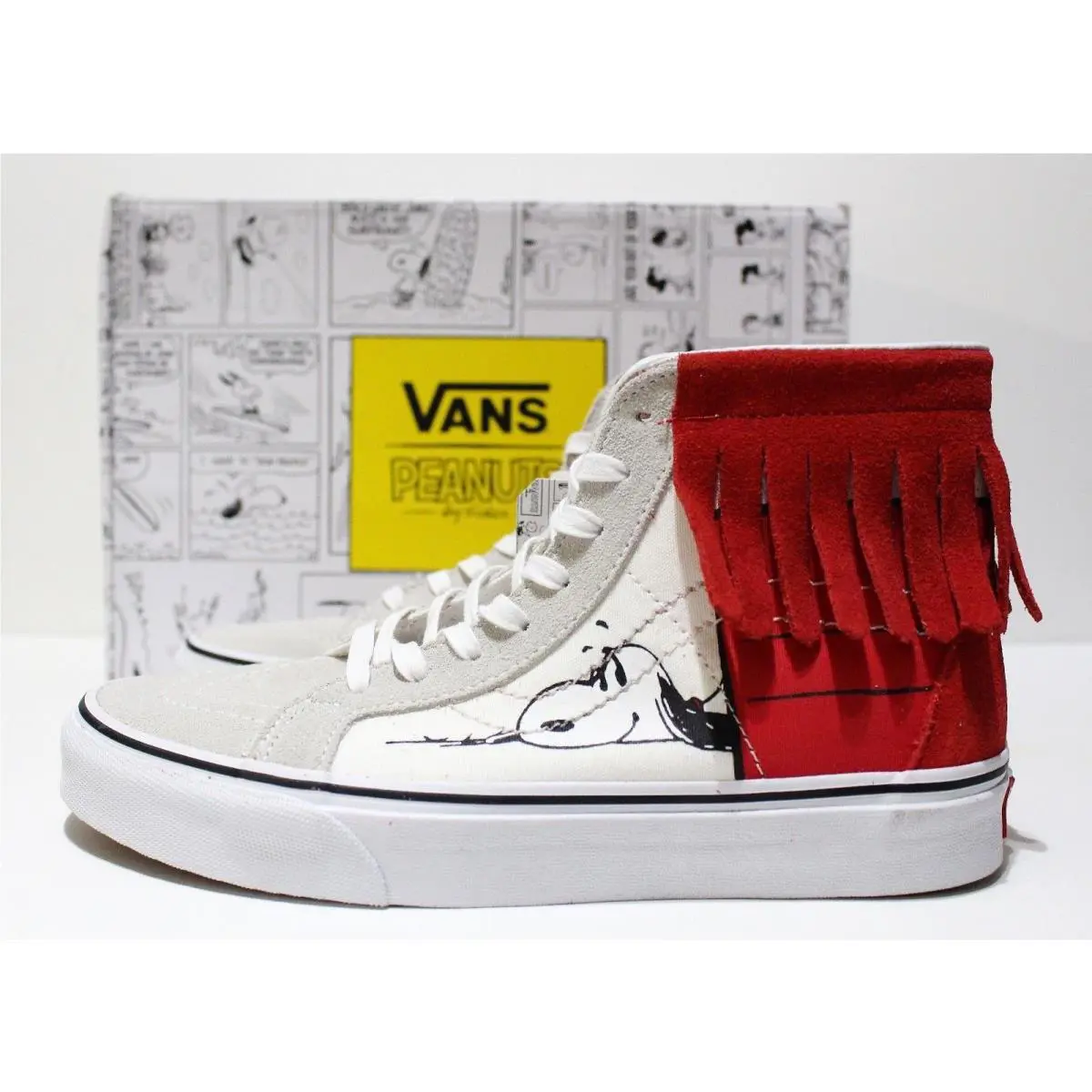 Vans shoes - Bone White/Red 2