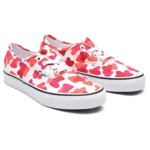 Vans Low Unisex Men Size 5 / Women Size 6.5 Shoes Valentine Hearts