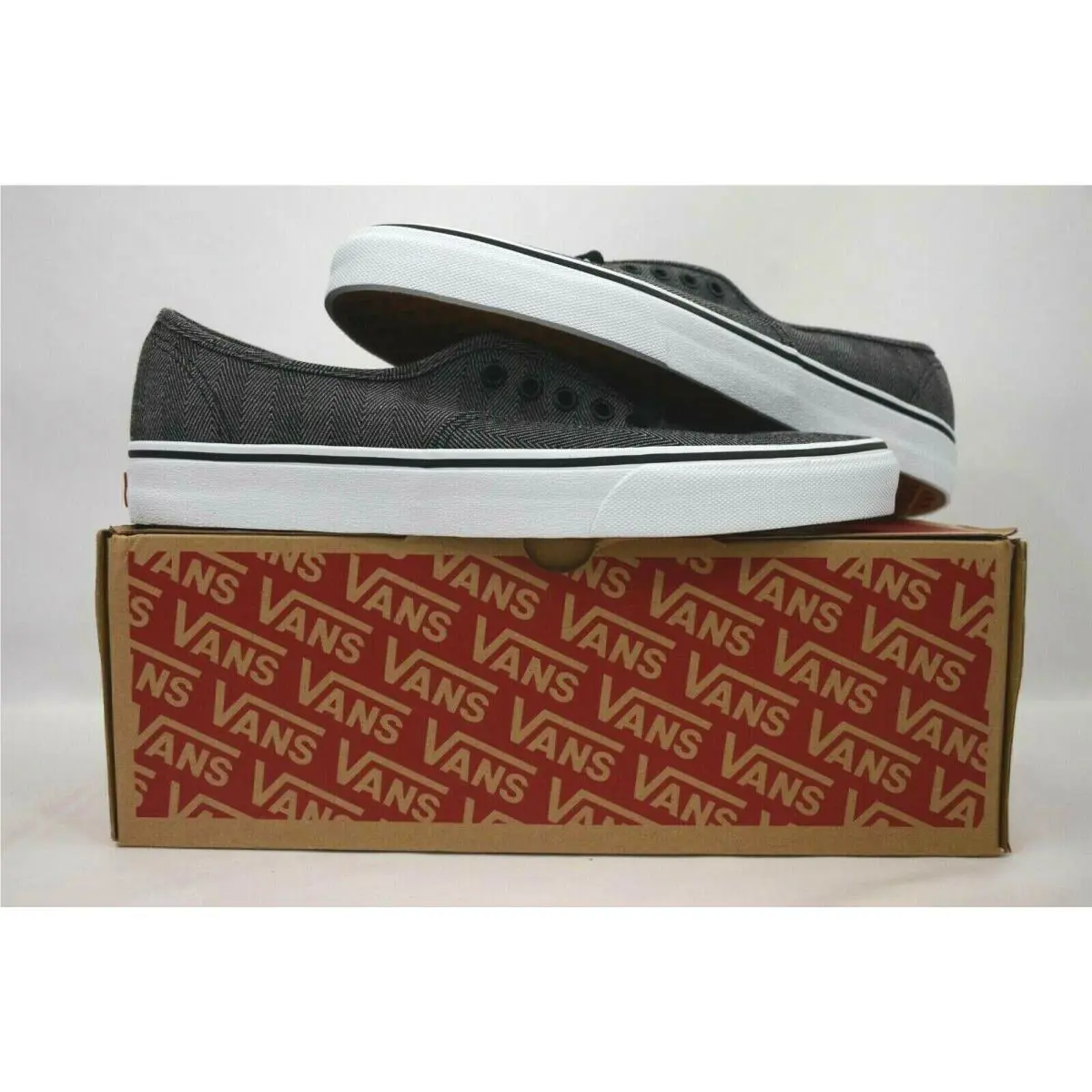 Vans shoes - VN0A38EMU4J - VN0A38EMU4J - Gray, Manufacturer: (Oversized Herringbone) Black (UPC: 192360559936) 5