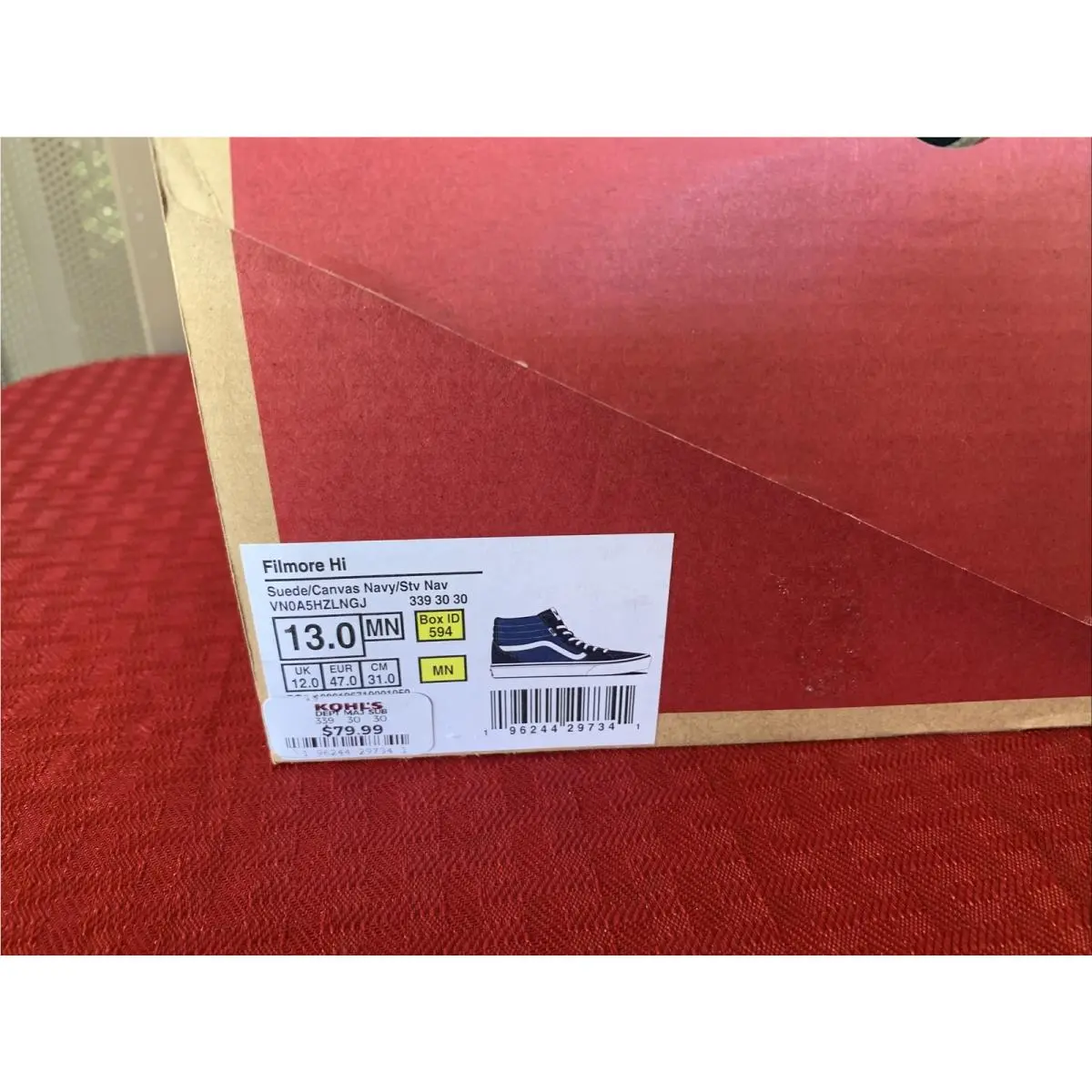 Vans shoes - VANS Hi - VN0A5HZLNGJ - Blue (UPC: 196244297341) 0