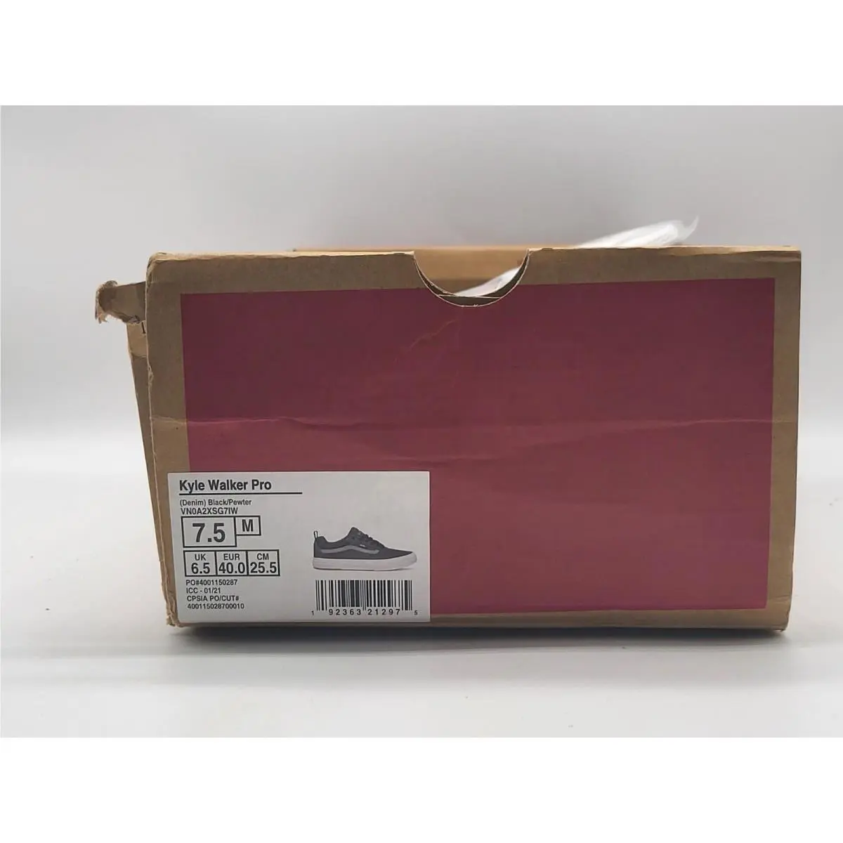 Vans shoes - Kyle Walker Pro - Kyle Walker Pro - VN0A2XSG7IW - Black (UPC: 192363242200) 6