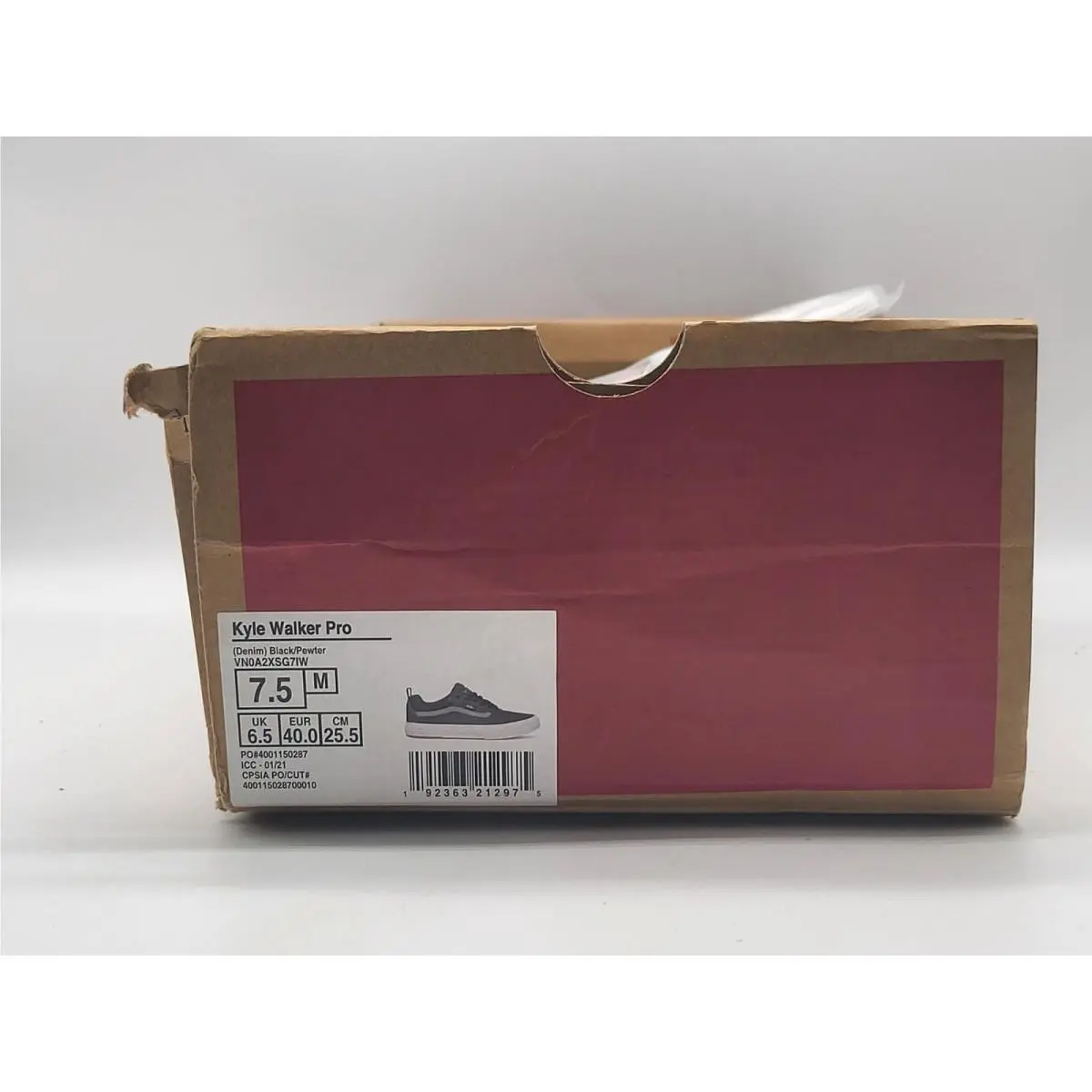 Vans shoes - Vans Kyle Walker Pro. - Kyle Walker - VN0A2XSG7IW - Black (UPC: 192363242200) 6