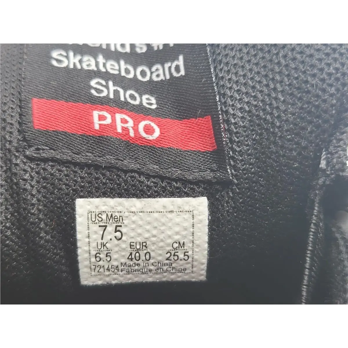 Vans shoes - Vans Kyle Walker Pro. - Kyle Walker - VN0A2XSG7IW - Black (UPC: 192363242200) 4