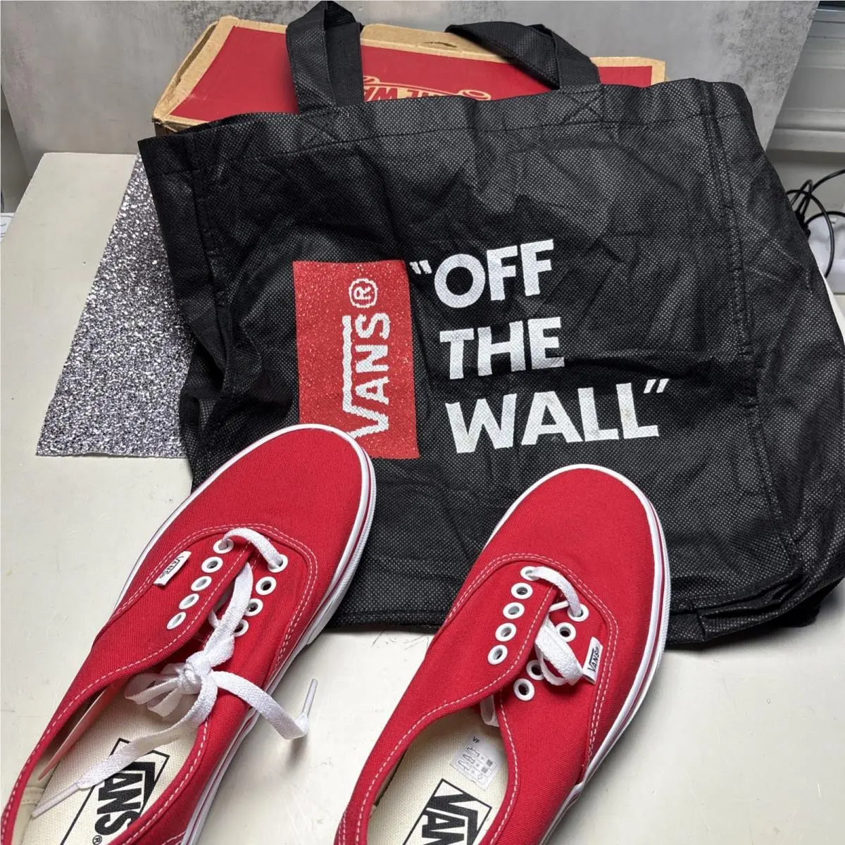Vans shoes - VANS Authentic - Authentic - VN000EE3RED - Red, Manufacturer: Red 6