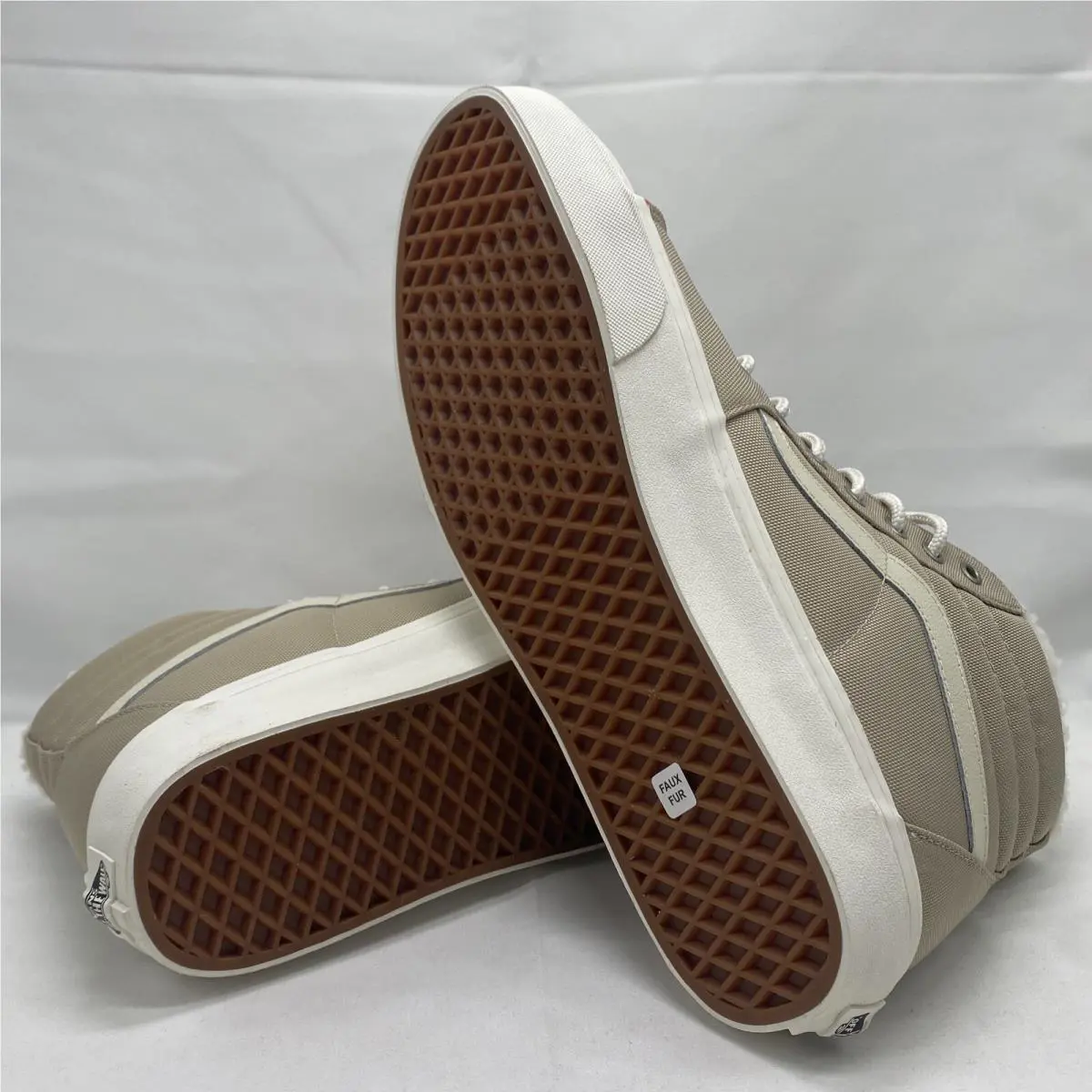 Vans shoes - VANS Sk8-Hi - VN0A4BVT1NU - Walnut Tan Beige Khaki White, Manufacturer: Sherpa Walnut (UPC: 0196570613631) 4