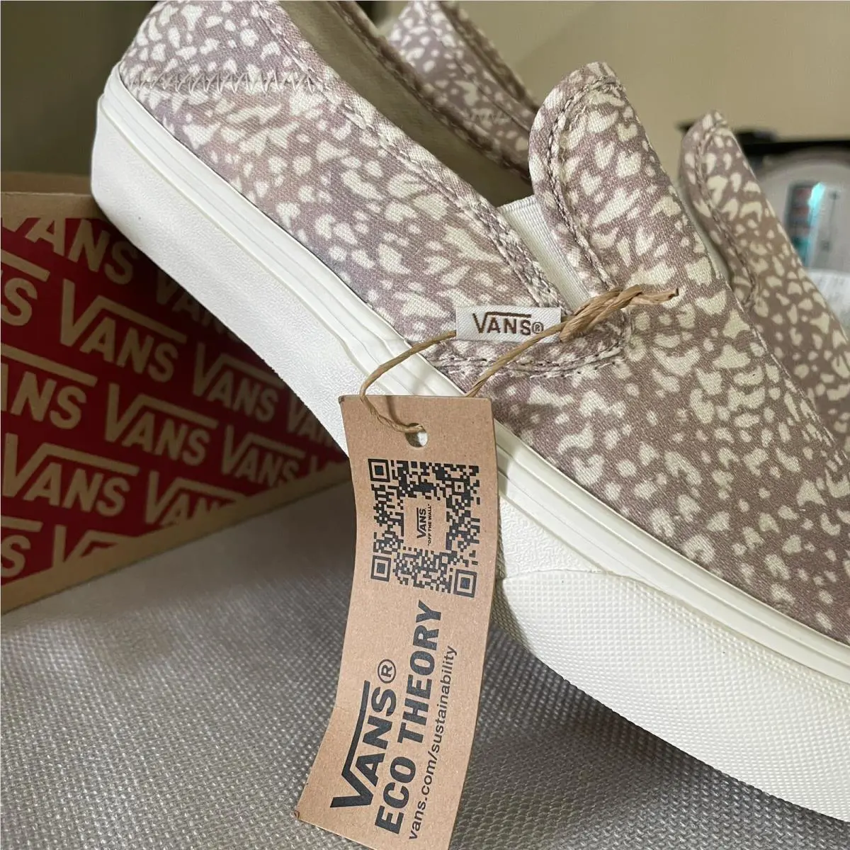 Vans shoes - Vans Eco Theory Slip-on SF - Animal/Etherea 2