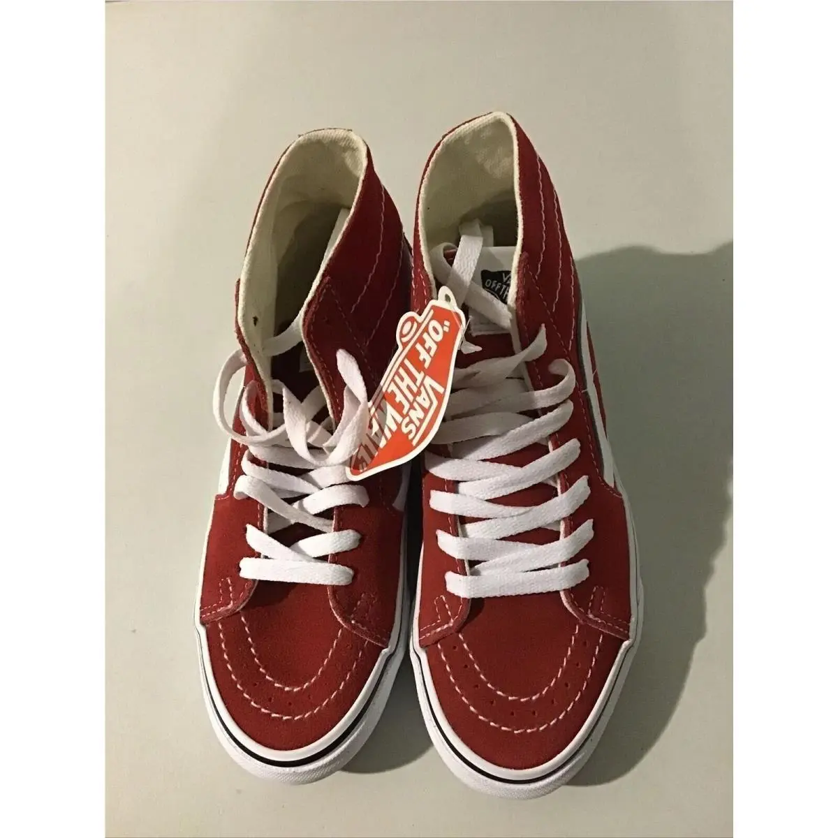 Vans shoes - VN0A4BV6JV6 - VN0A4BV6JV6 - Red/True White (UPC: 193394049042) 1