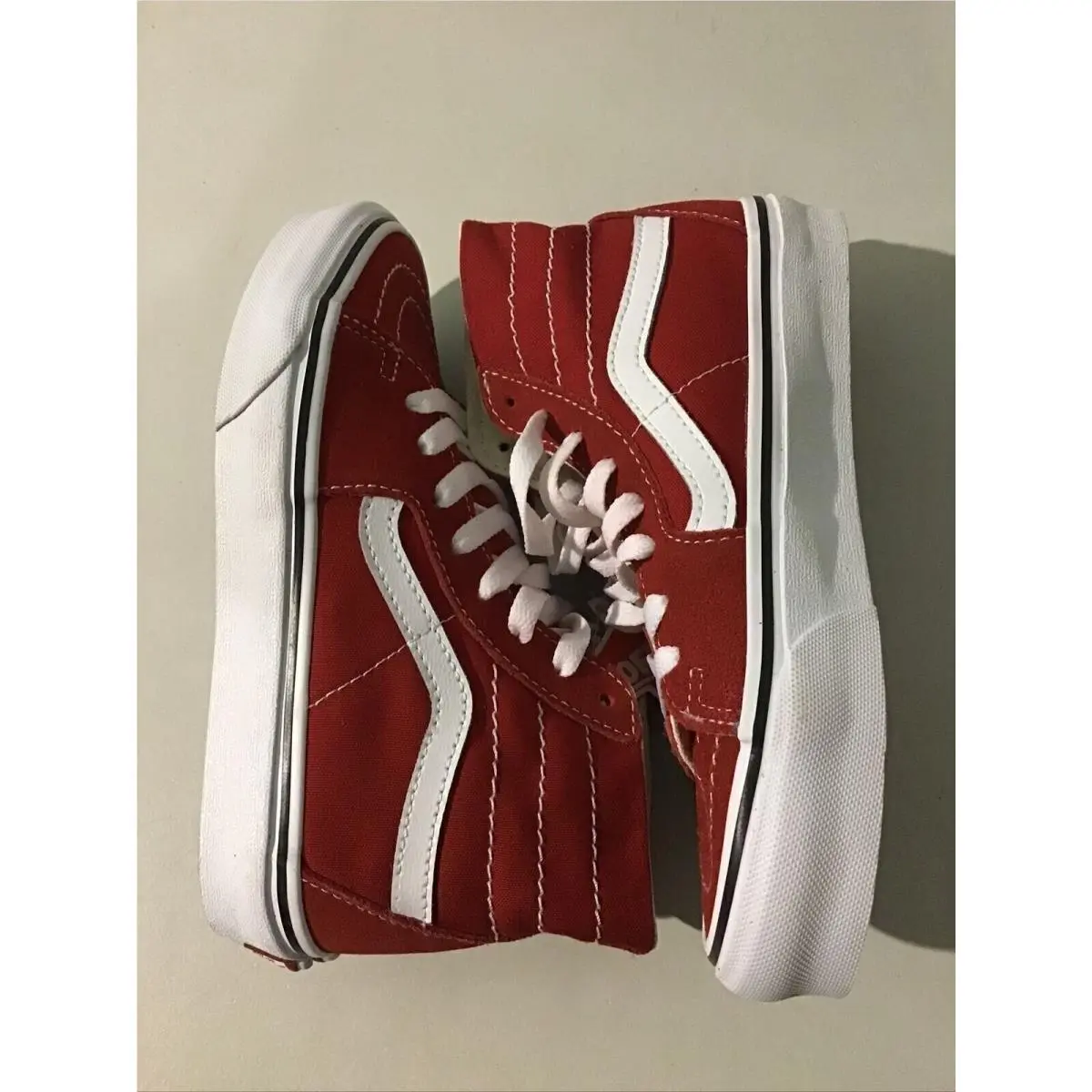 Vans shoes - VN0A4BV6JV6 - VN0A4BV6JV6 - Red/True White (UPC: 193394049042) 5