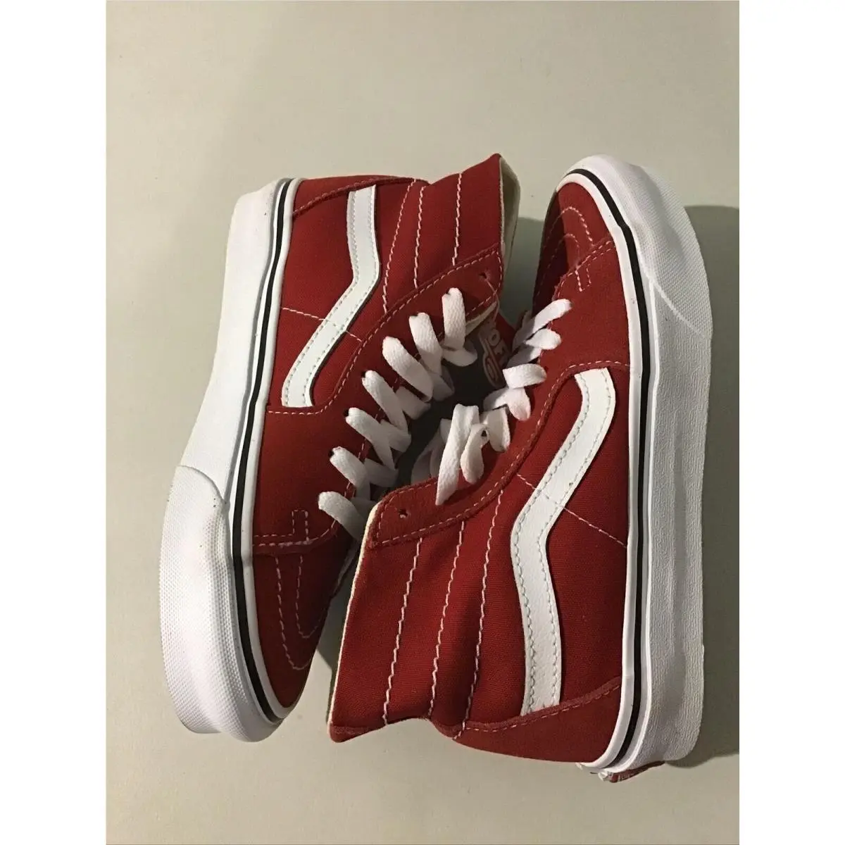 Vans shoes - VN0A4BV6JV6 - VN0A4BV6JV6 - Red/True White (UPC: 193394049042) 6