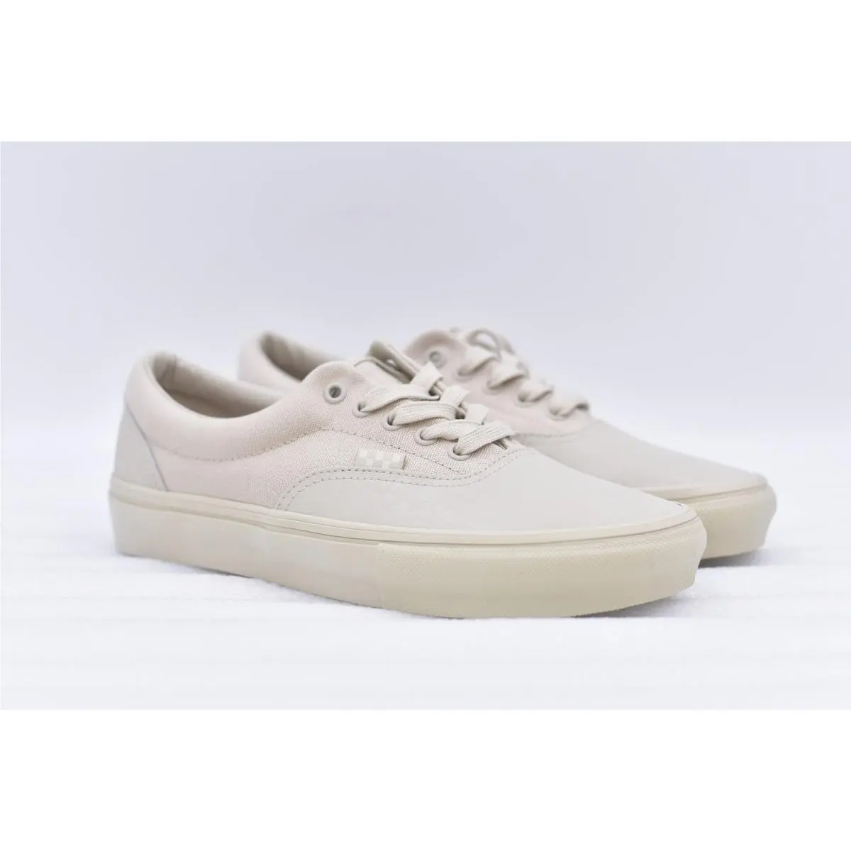 Men`s Vans Mono Skate Era Low-top Popcush Skateboarding Shoes Khaki Size 7.5
