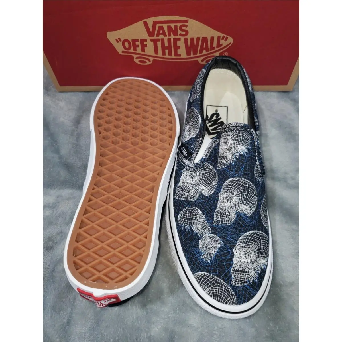 Vans shoes - VANS WIREFRAME SKULLS - WIREFRAME SKULLS - Multicolor (UPC: 195438354600) 0