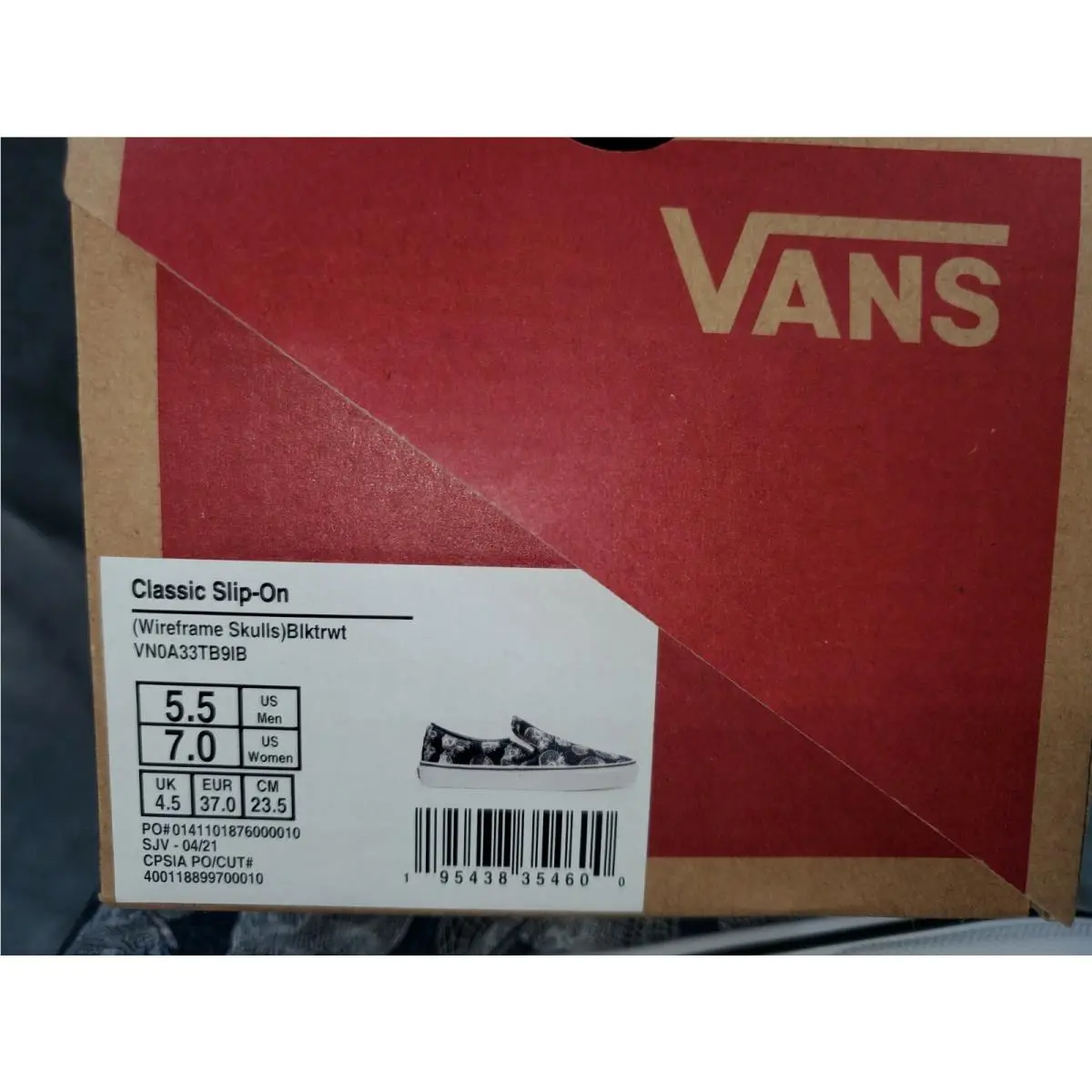 Vans shoes - VANS WIREFRAME SKULLS - WIREFRAME SKULLS - Multicolor (UPC: 195438354600) 7