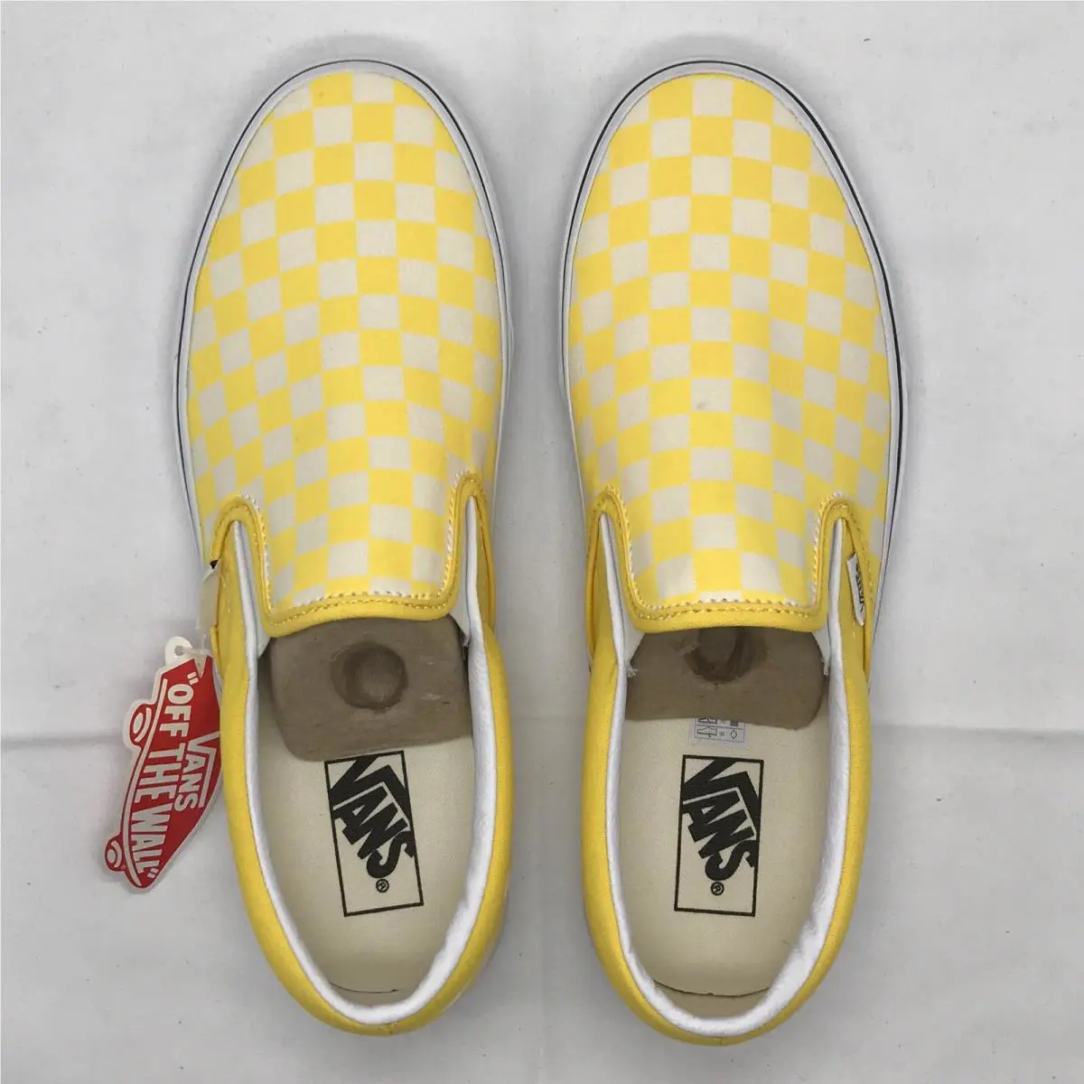 Vans shoes - VANS Classic Slip On - Classic Slip - Cyber Yellow / True White (UPC: 0194902622917) 2