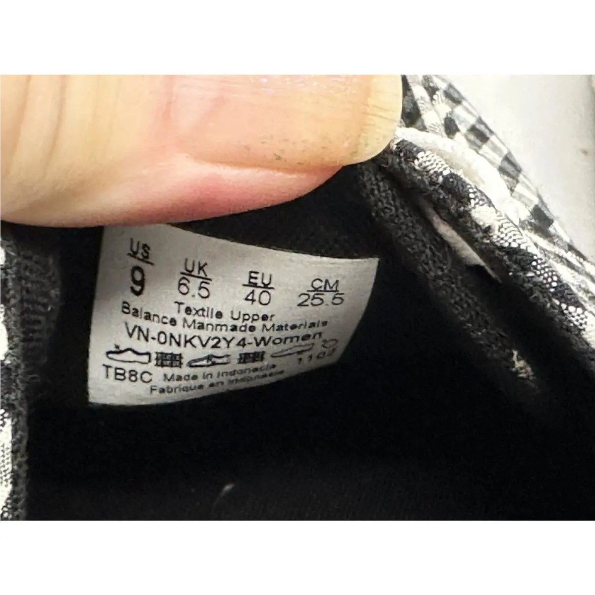 Vans shoes - Black White (UPC: 808390940728) 6