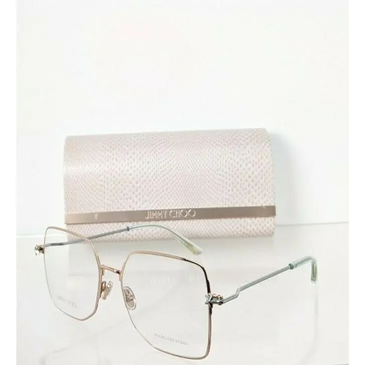 Jimmy Choo Eyeglasses JC262 Ddb Rose Gold Frame 55mm