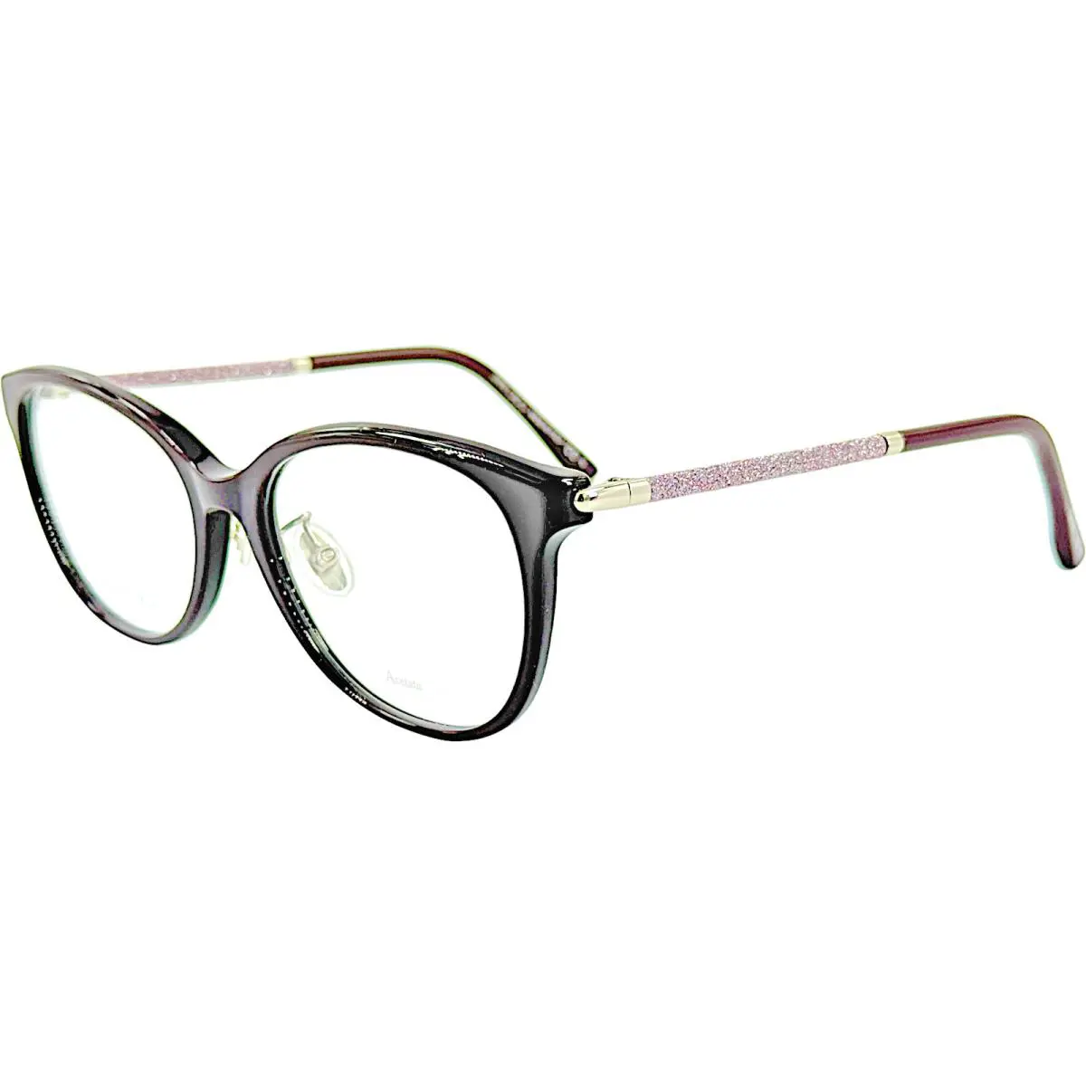 Jimmy Choo JC323 G Womens Plastic Eyeglass Frame 0I2U Pall Plum 53-17 Italy
