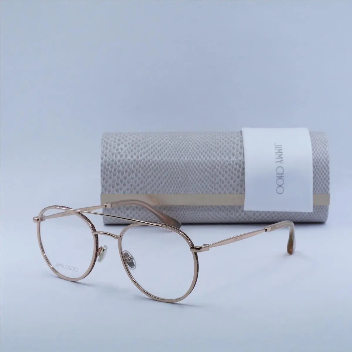 Jimmy Choo JC230 0EYR 00 Gold Pink 51mm Eyeglasses