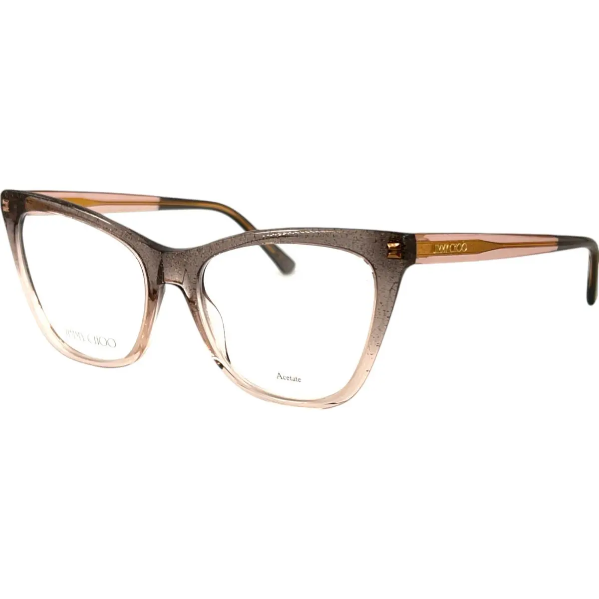 JC361 Womens Plastic Eyeglass Frame Kon Glitter 53-17 w Case by Jimmy Choo