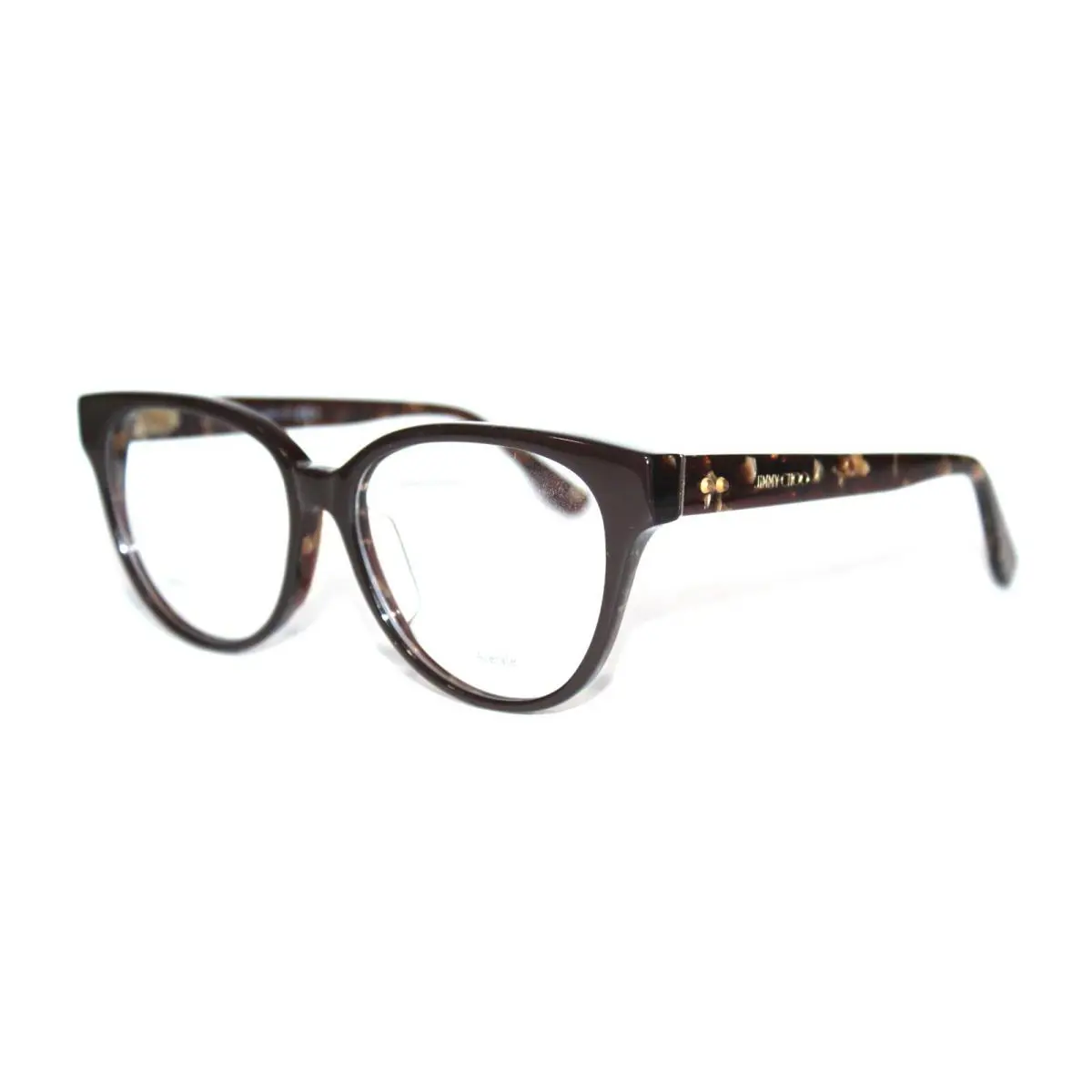 Jimmy Choo JC 145/F J3P Brown Eyeglasses 52-15-140 W/ Case Italy