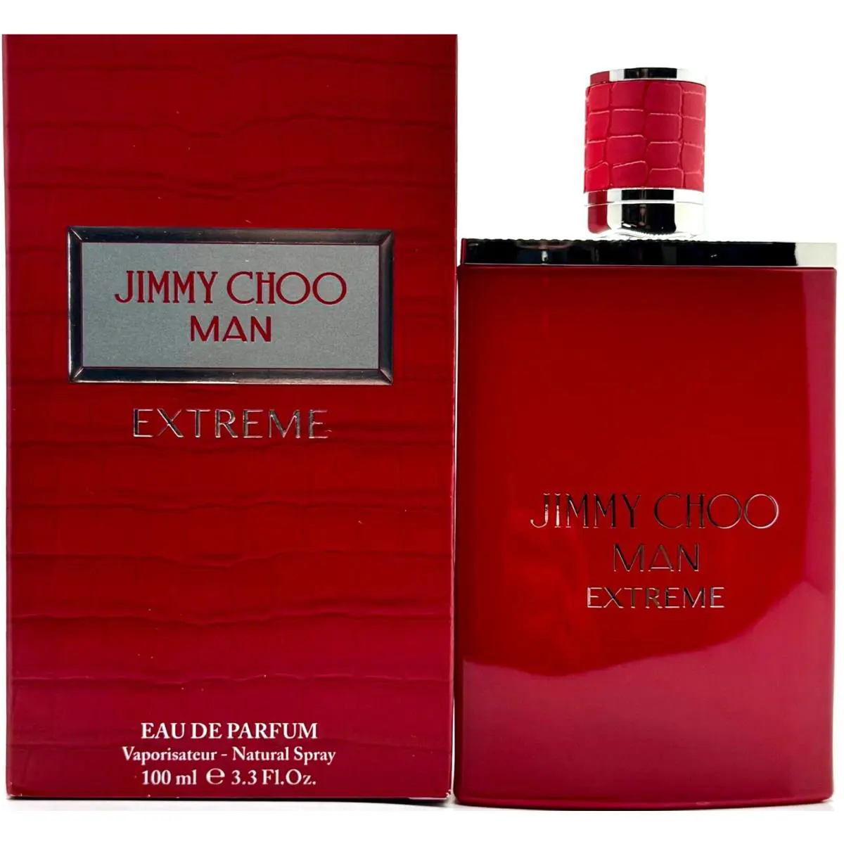 Jimmy Choo Man Extreme Eau DE Parfum Spray For Men 3.3 Oz / 100 ml