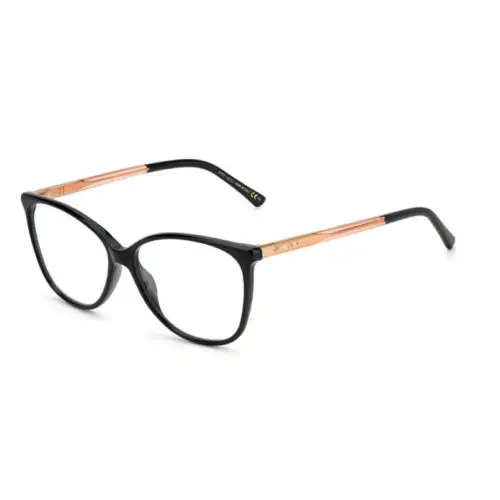JC 343 807 Eyeglasses Black Frame 55mm by Jimmy Choo