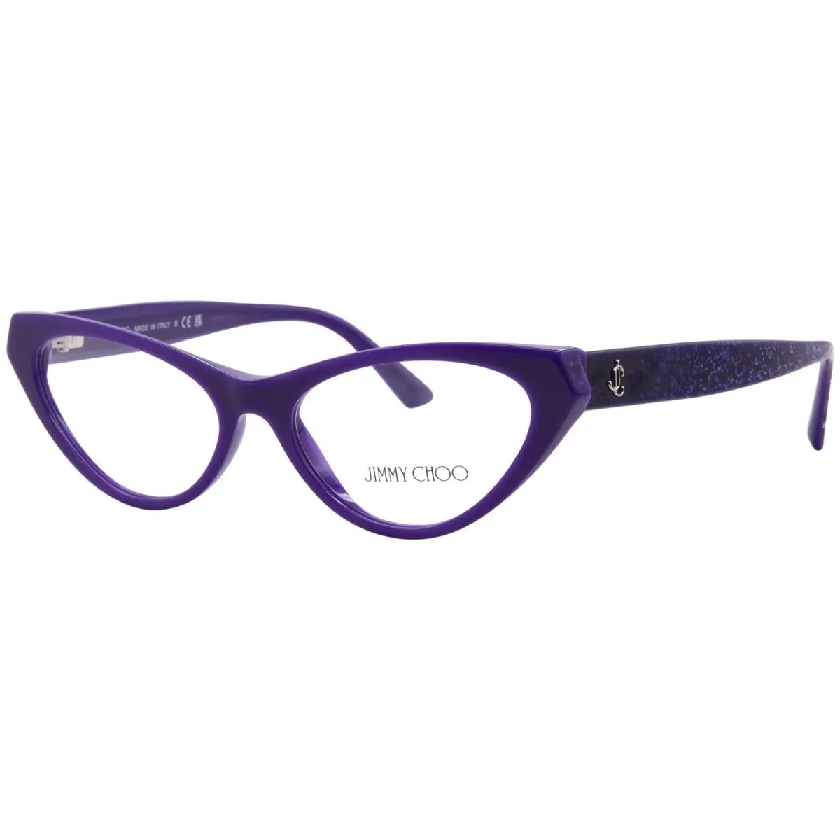 Jimmy Choo JC3005 5050 Eyeglasses Frame Women`s Violet Full Rim Cat Eye 53mm